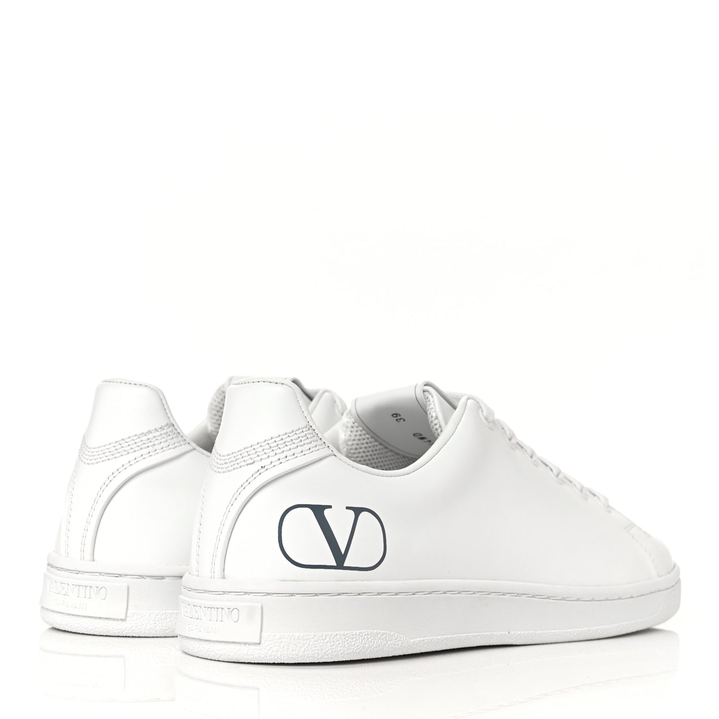 Calfskin Womens Vlogo Sneakers 39 White