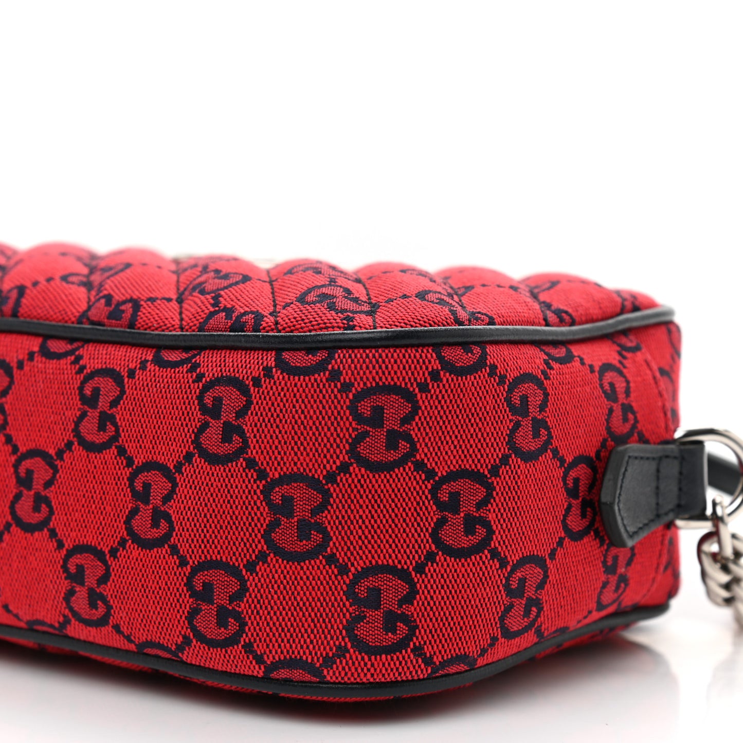 Monogram Multicolor Matelasse Diagonal Small GG Marmont Chain Shoulder Bag Red Blue