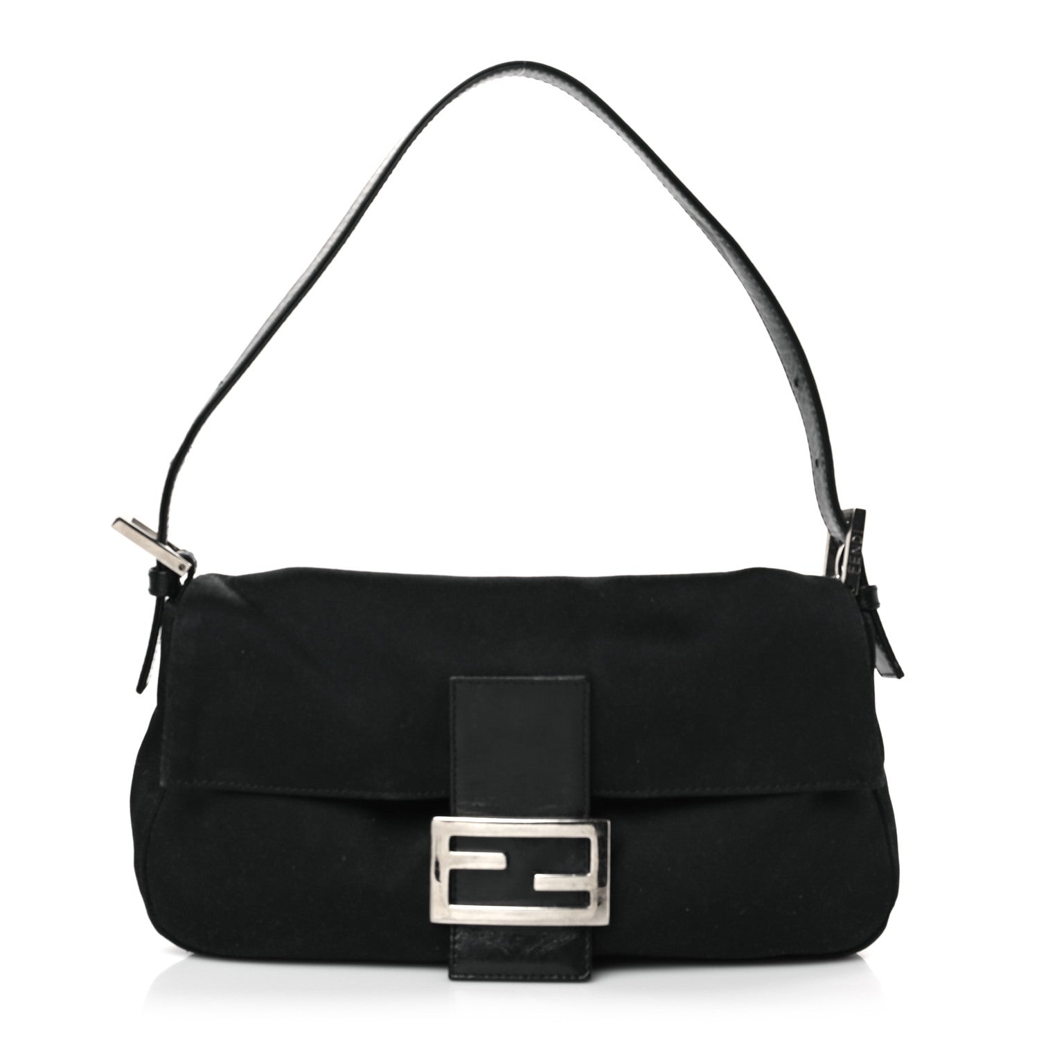 Fendi Neoprene Baguette Black 1 of 8