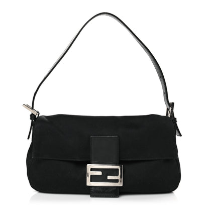 Fendi Neoprene Baguette Black 1 of 8