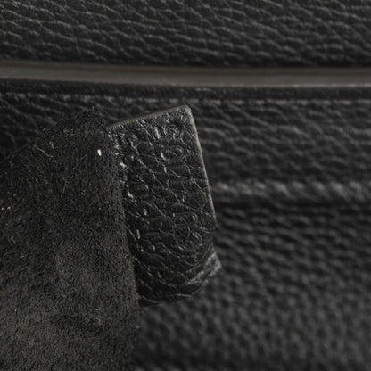 Celine Drummed Calfskin Micro Luggage Black 7 of 7