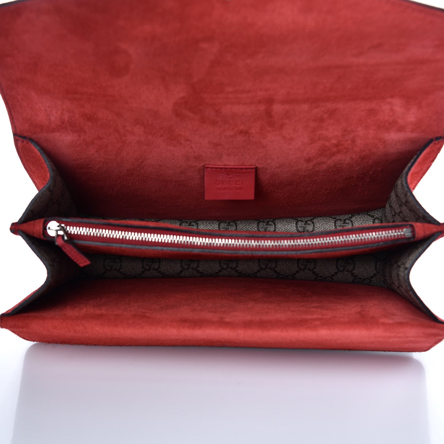 GG Supreme Monogram Small Dionysus Shoulder Bag Red