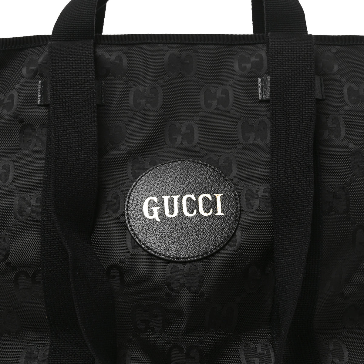 Gucci Econyl Nylon Monogram Medium Off The Grid Tote Bag Black 8 of 10