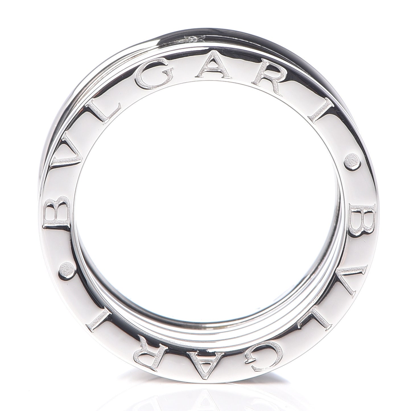 18K White Gold B.Zero1 Four-Band Ring 50 5.25