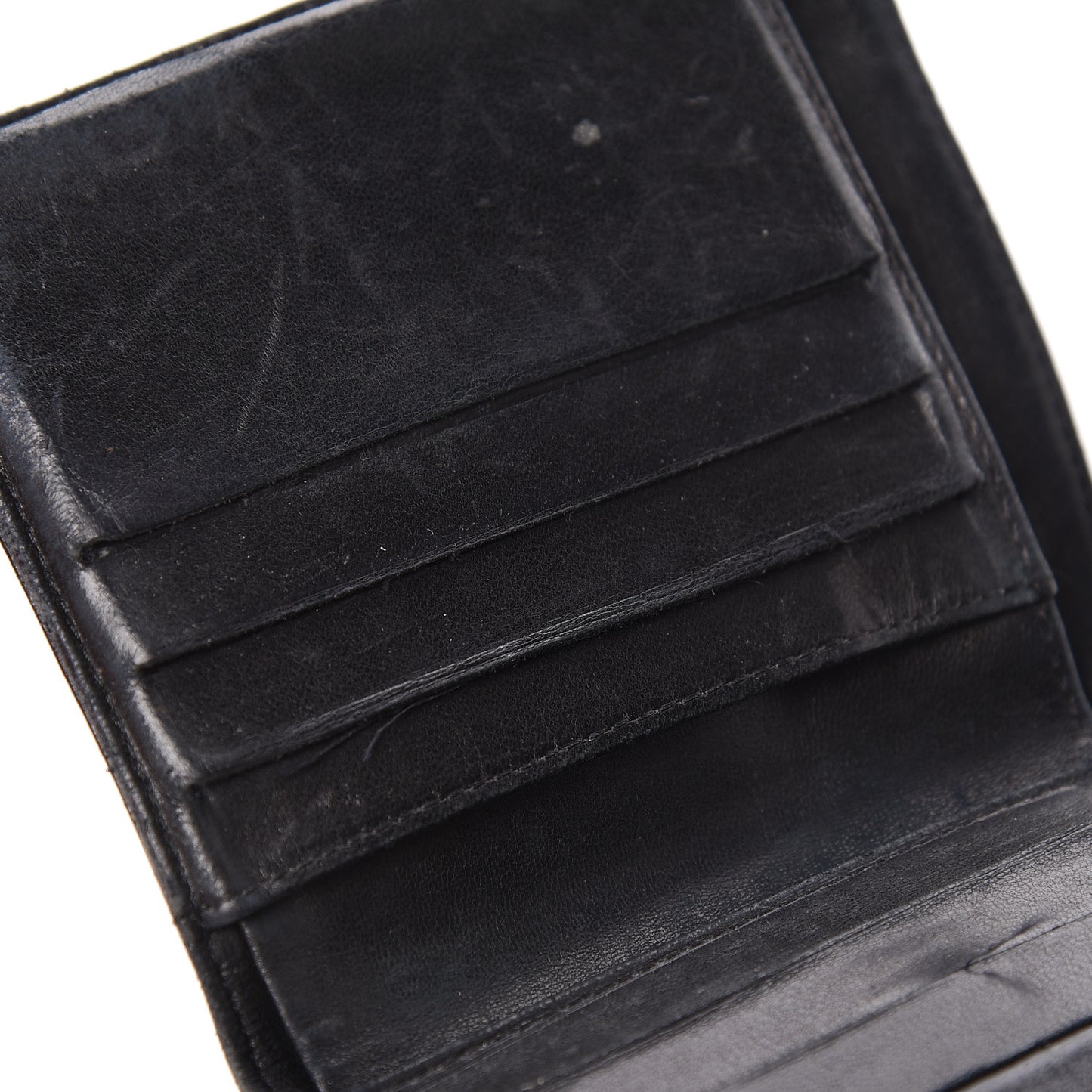 Caviar Timeless CC Compact French Wallet Black