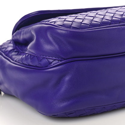 Bottega Veneta Nappa Intrecciato Messenger Bag Purple 7 of 8
