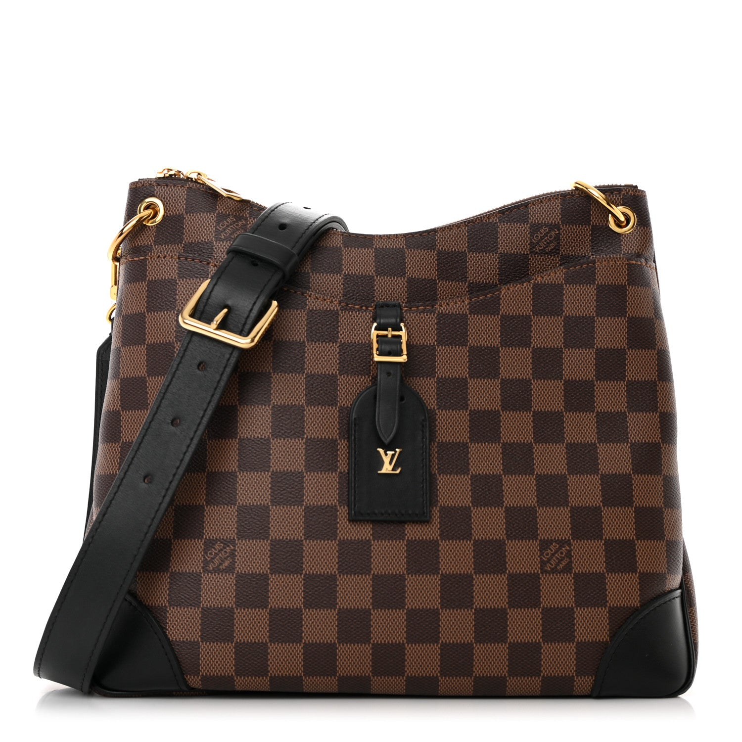 Louis Vuitton Damier Ebene Odeon MM Black 1 of 9