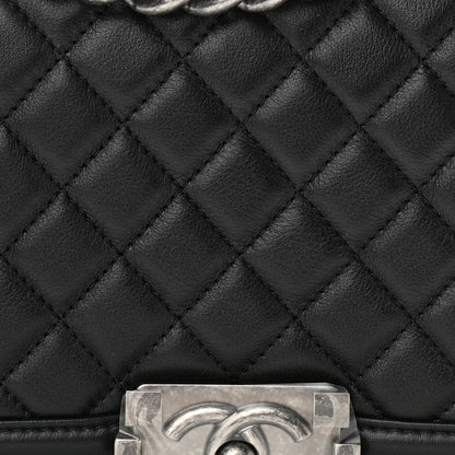 Chanel Calfskin Quilted Medium Boy Flap Black 8 of 11