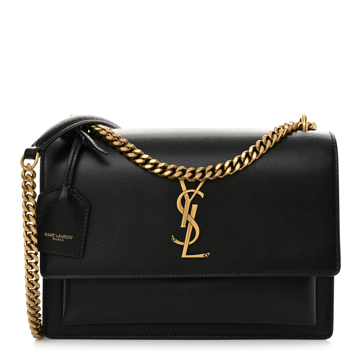 Calfskin Medium Monogram Sunset Black