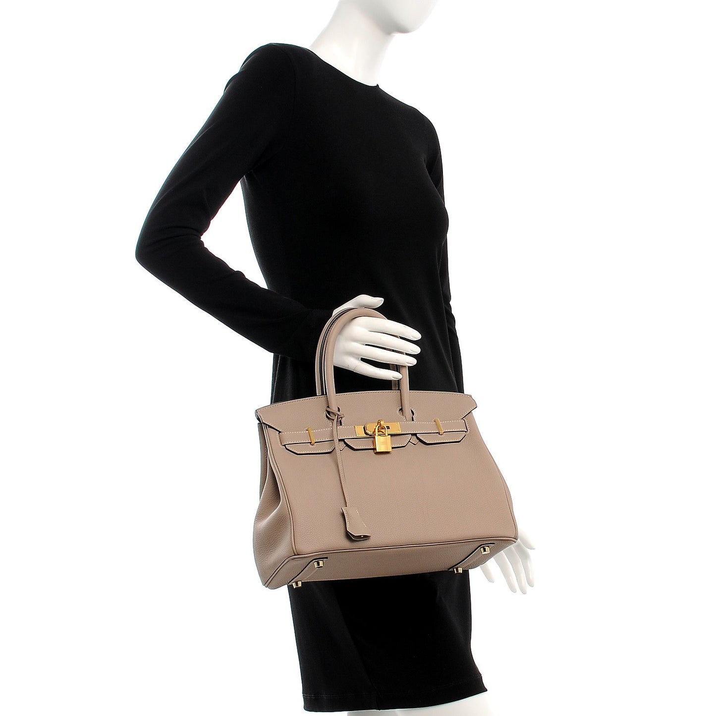 Togo Birkin 30 Gris Tourterelle
