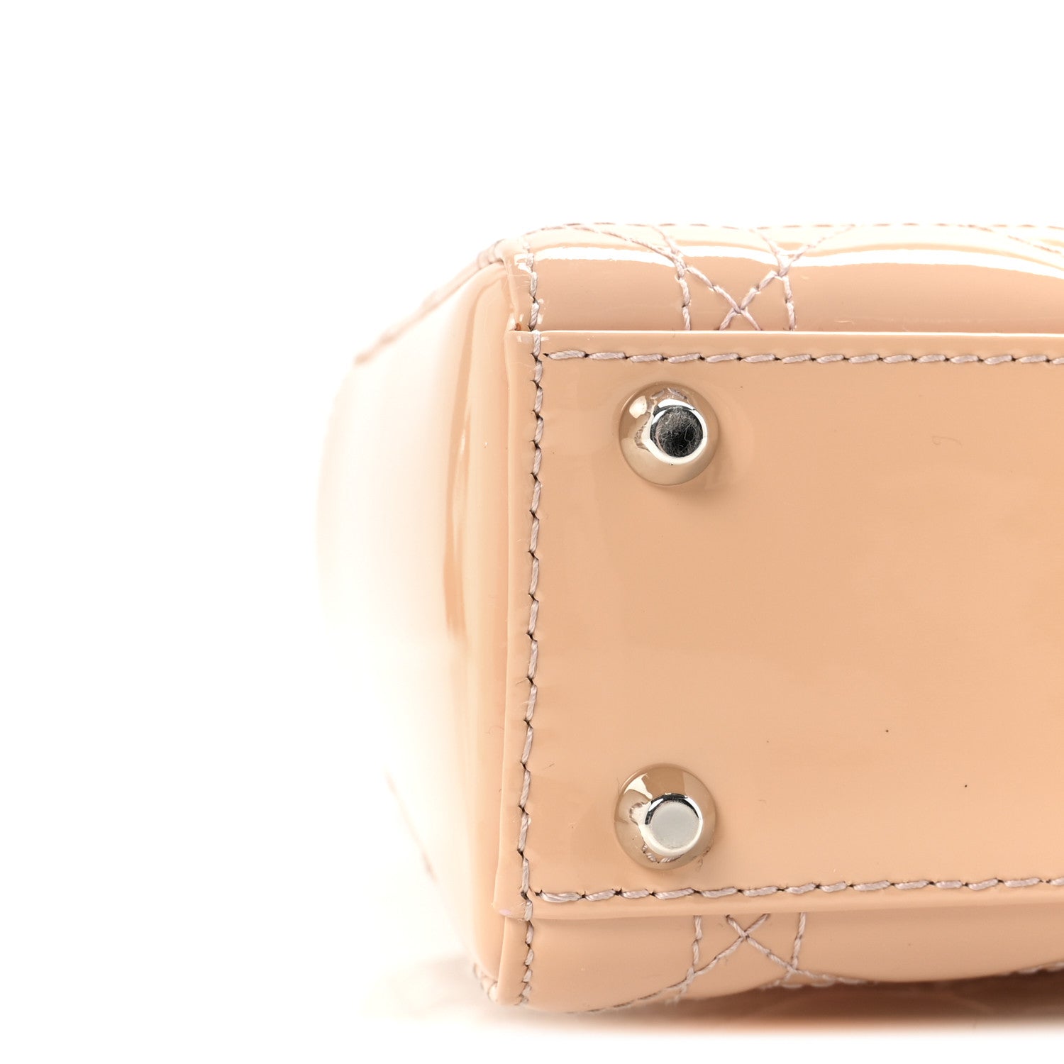 Christian Dior Patent Cannage Mini Lady Dior Rose Clair 8 of 10