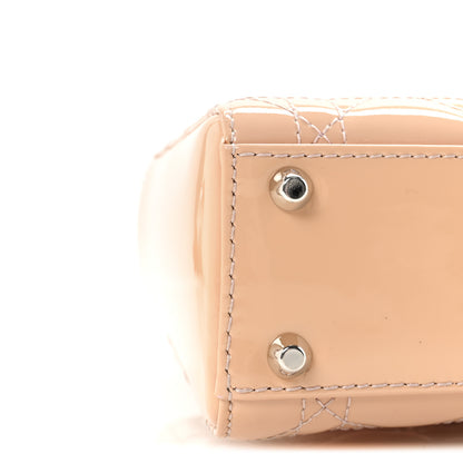 Christian Dior Patent Cannage Mini Lady Dior Rose Clair 8 of 10