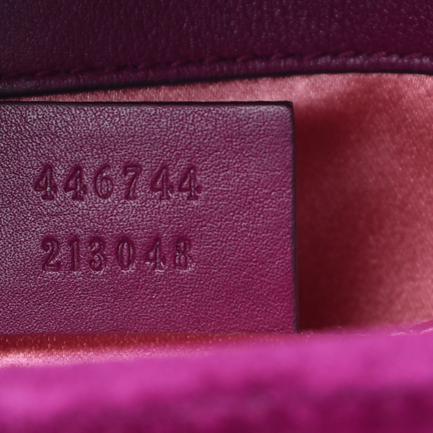 Gucci Velvet Matelasse Mini GG Marmont Shoulder Bag Fuchsia Violet Cyclamen 7 of 10