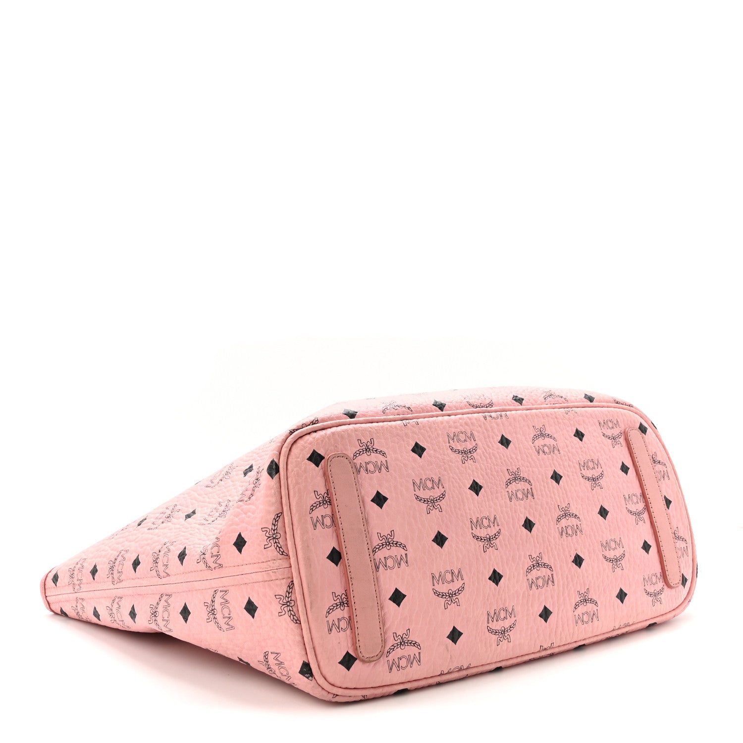 MCM Visetos Medium Liz Reversible Shopper Tote Soft Pink 5 of 10