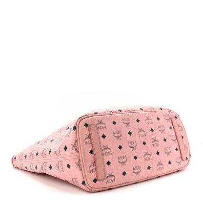 MCM Visetos Medium Liz Reversible Shopper Tote Soft Pink 5 of 10