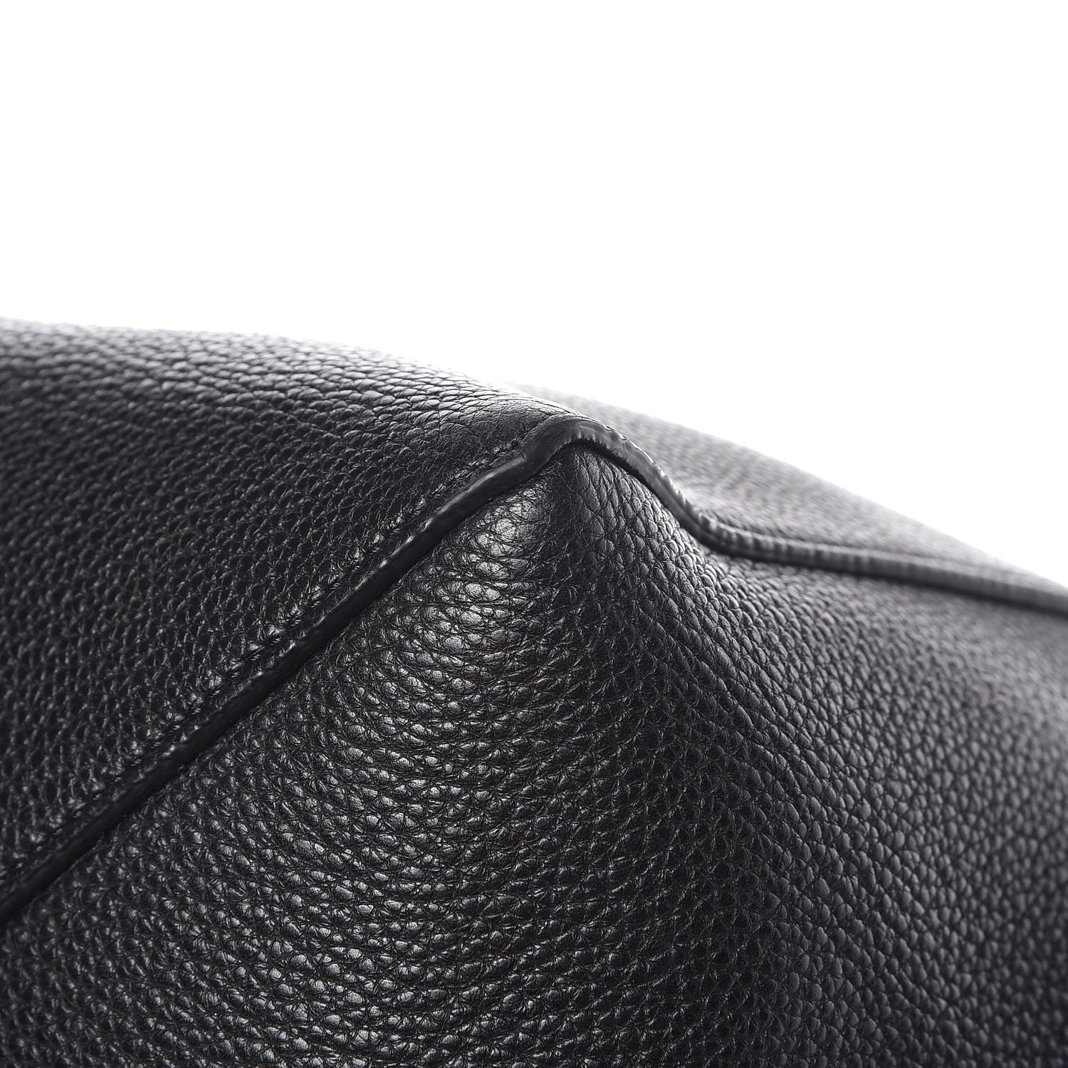 Celine Soft Grained Calfskin Medium Belt Cabas Phantom Black 10 of 10