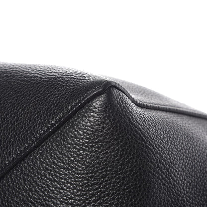 Celine Soft Grained Calfskin Medium Belt Cabas Phantom Black 10 of 10