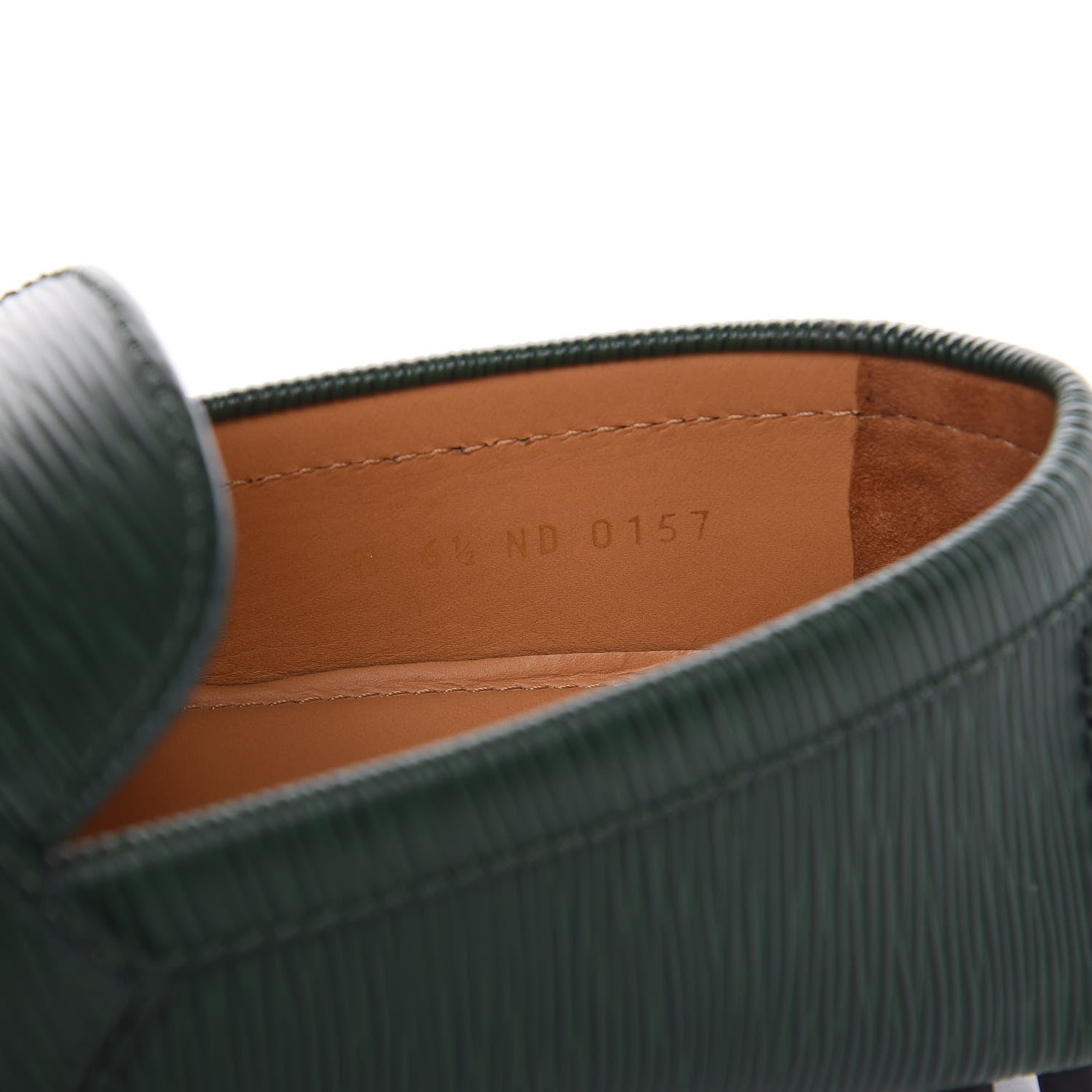 Louis Vuitton Epi Mens Hockenheim Moccasin Loafers 6.5 Borneo 9 of 9