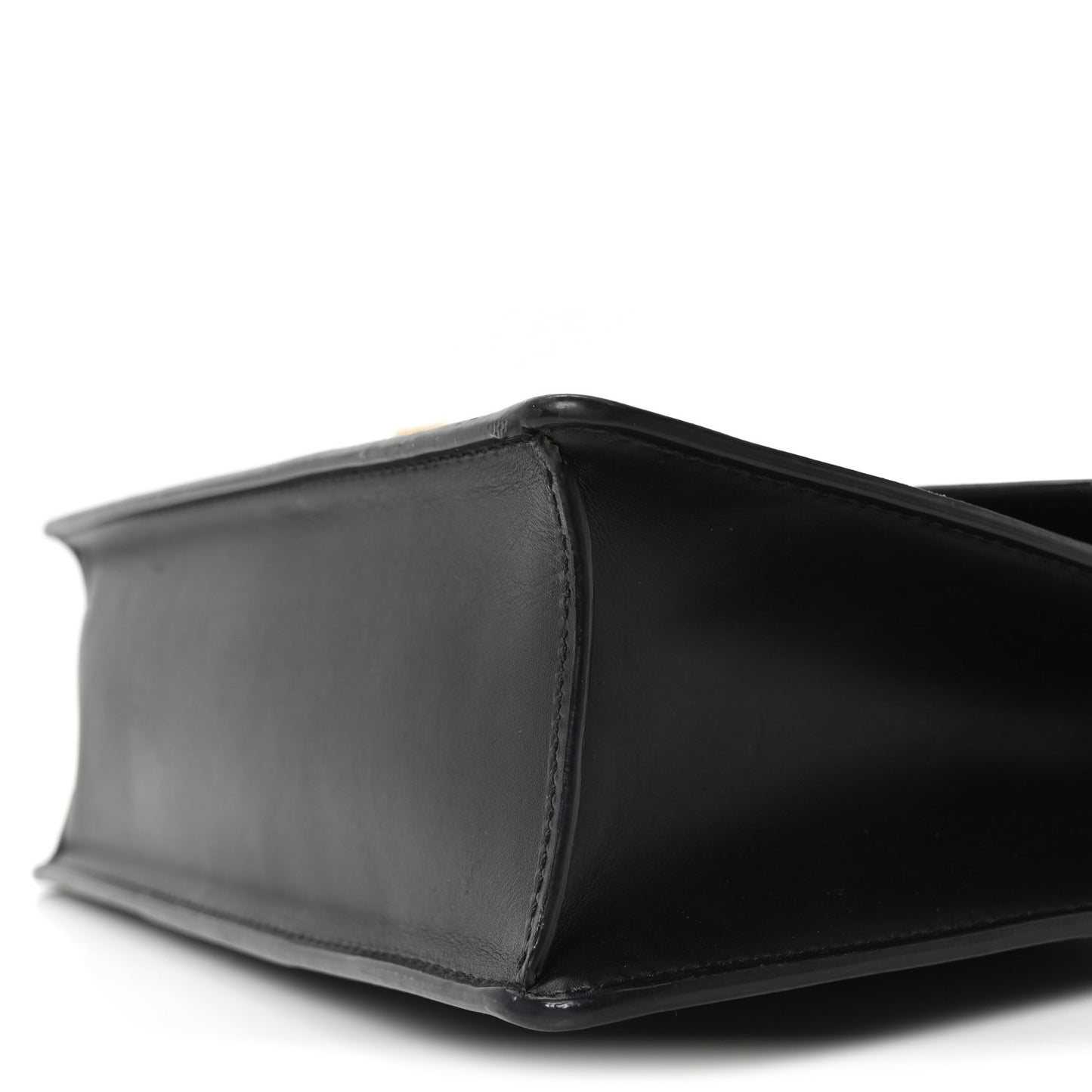 Calfskin Small Sylvie Shoulder Bag Black