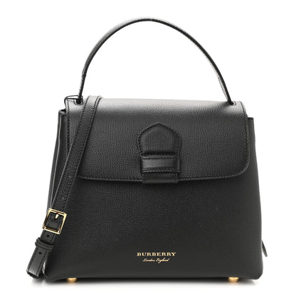 Burberry Derby Calfskin House Check Small Camberley Black 1 of 9