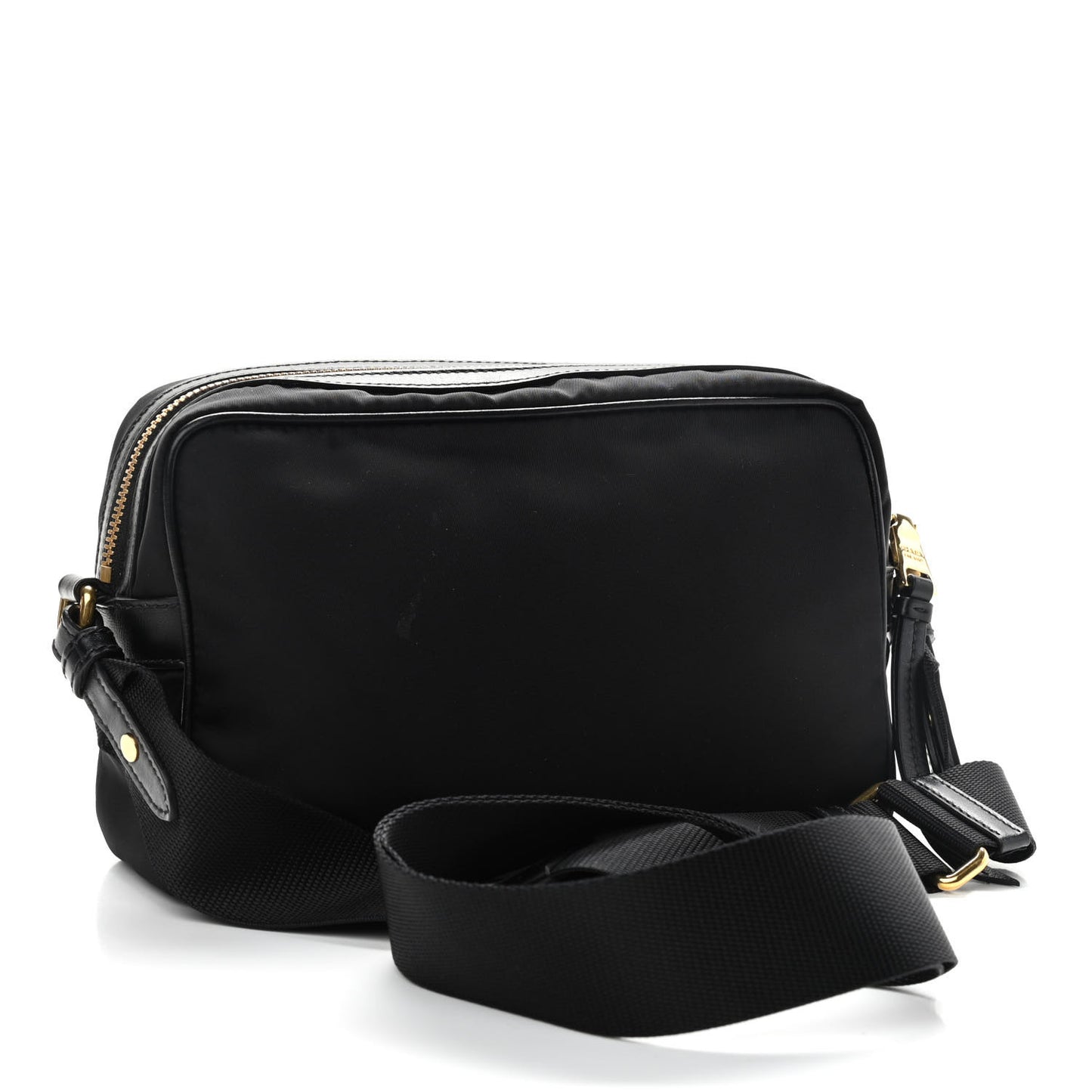 Nylon Tessuto Vela Crossbody Bag Black