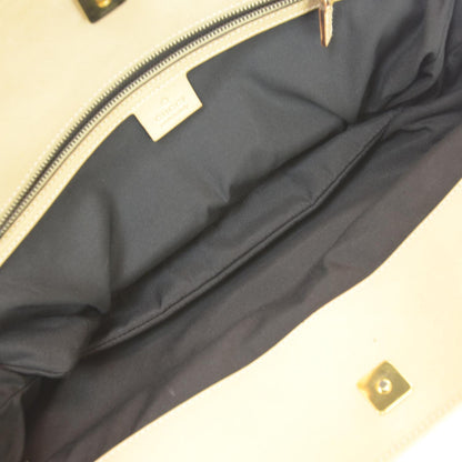 Gucci Monogram Horsebit Chain Shoulder Bag Black 7 of 8