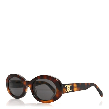 Celine Acetate Triomphe 01 Sunglasses CL 40194U Tortoise 1 of 7