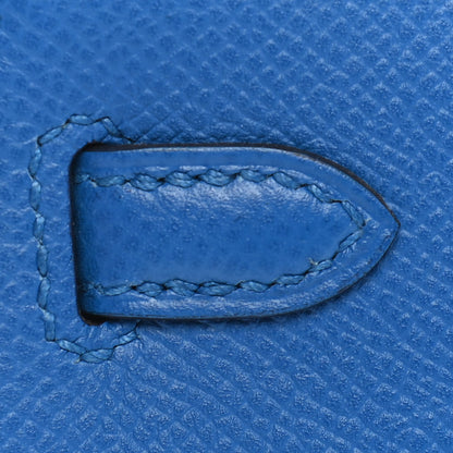 Hermes Epsom Mini Kelly Sellier 20 Bleu Zellige 10 of 28