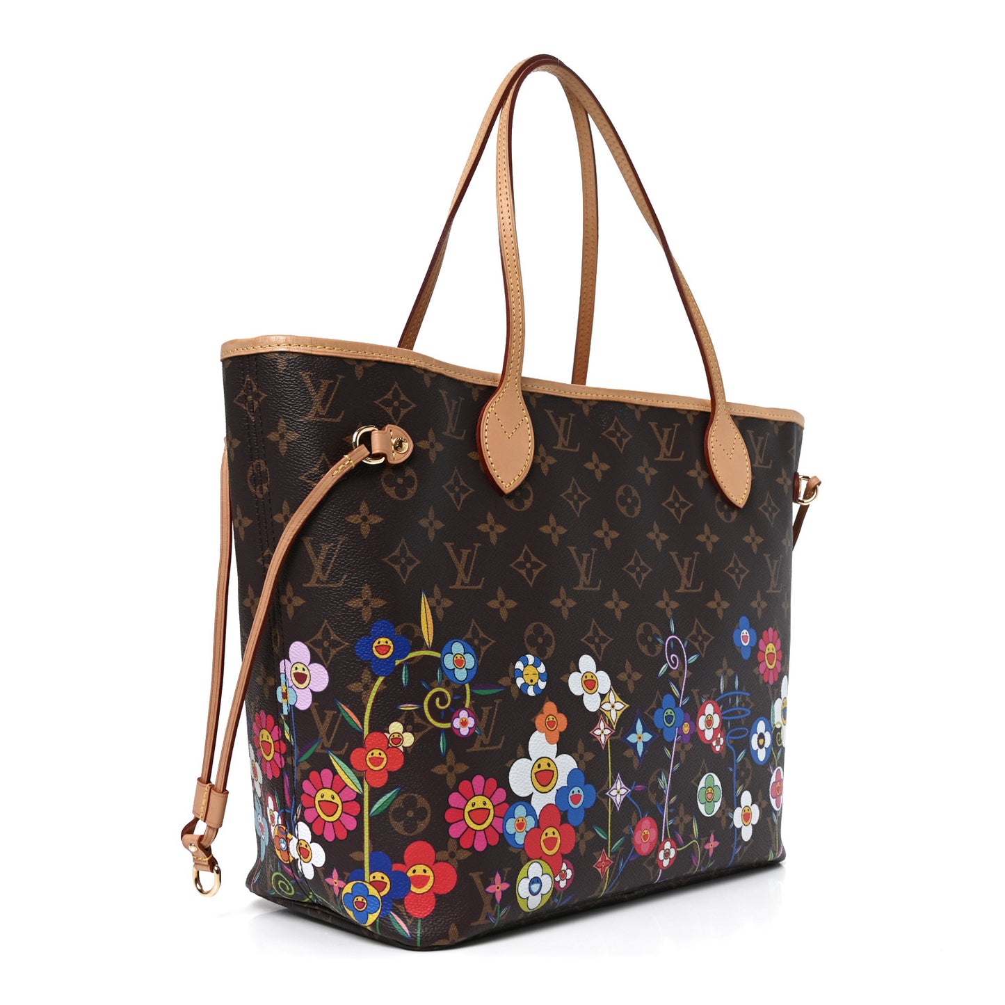 LV X TM Monogram Flowers Neverfull MM