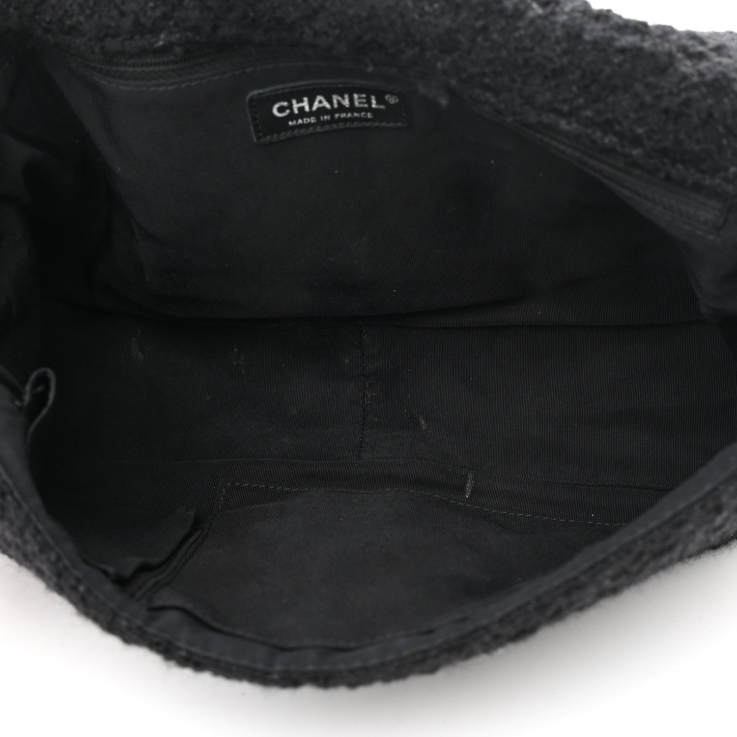 Chanel Easy Tweed Jumbo Reissue Messenger Flap Black 5 of 19