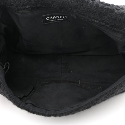 Chanel Easy Tweed Jumbo Reissue Messenger Flap Black 5 of 19