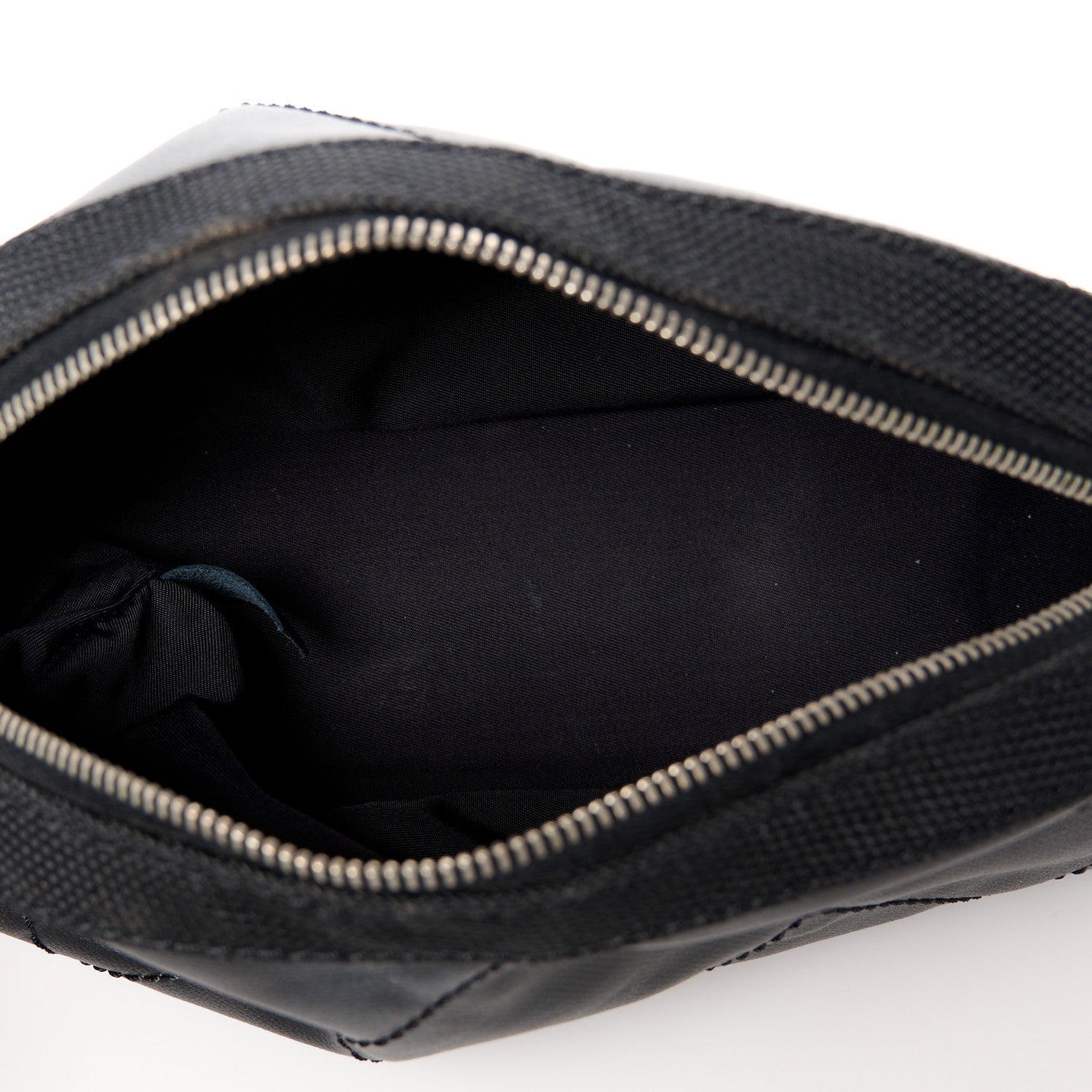 Chanel Coated Canvas Paris Biarritz Makeup Pouch Black 5 of 10