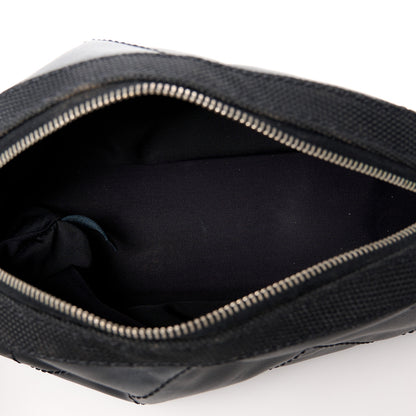 Chanel Coated Canvas Paris Biarritz Makeup Pouch Black 5 of 10