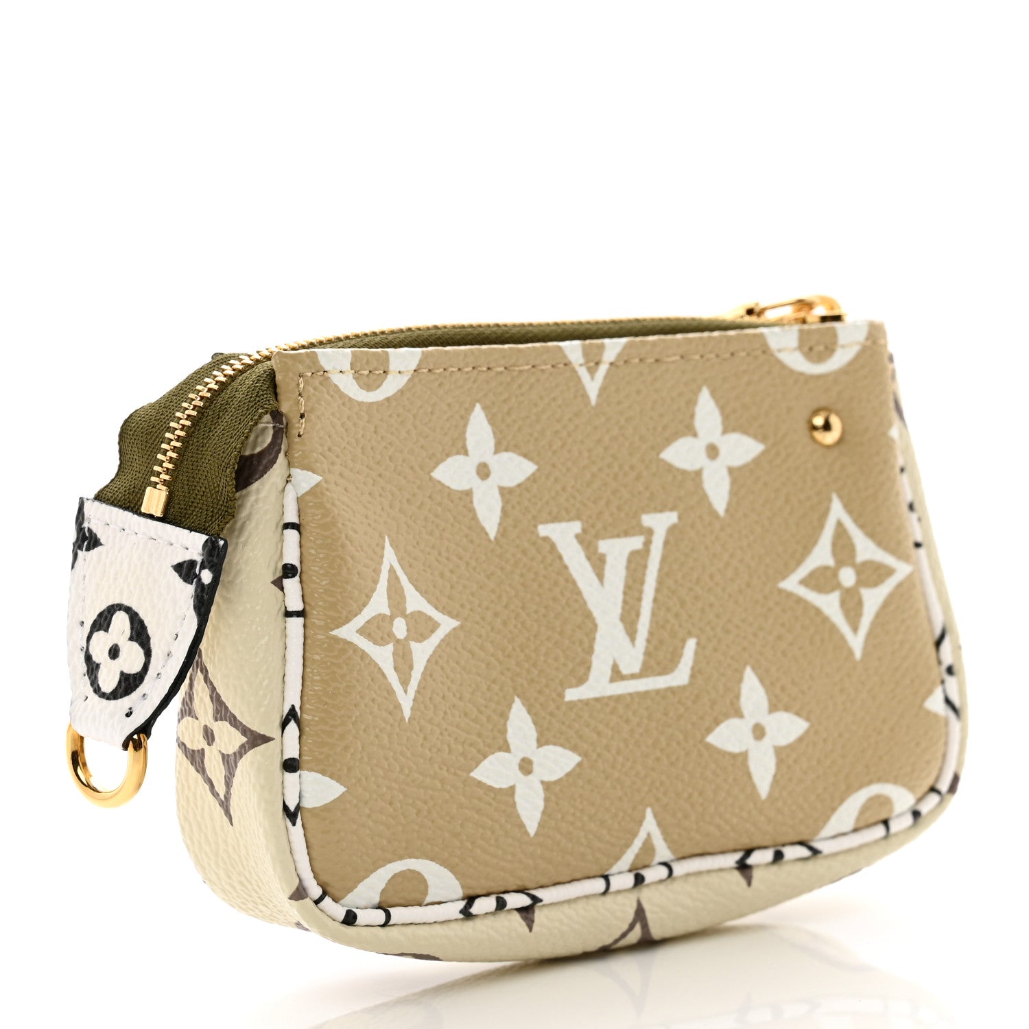 Louis Vuitton Monogram Giant Micro Pochette Accessories Kaki White 3 of 7
