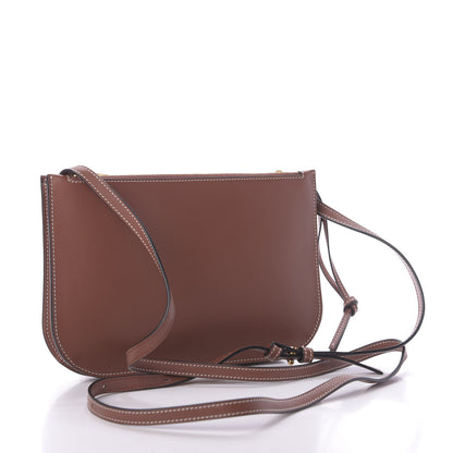 Loewe Calfskin Gate Double Zip Pouch Crossbody Brick 3 of 8