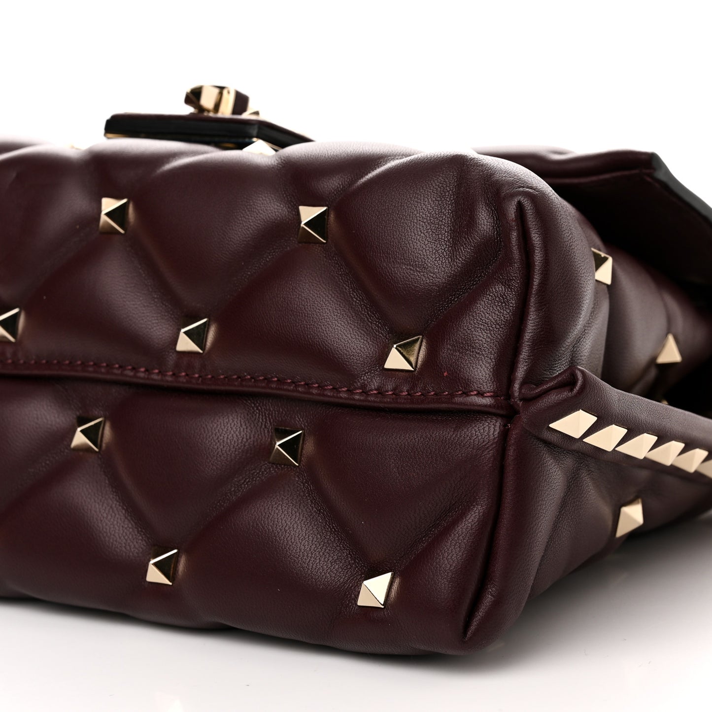 Nappa Small Candystud Crossbody Rubin