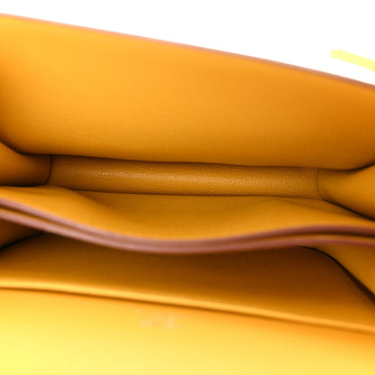 Hermes Evercolor Mini Sac Roulis Jaune Ambre 5 of 11