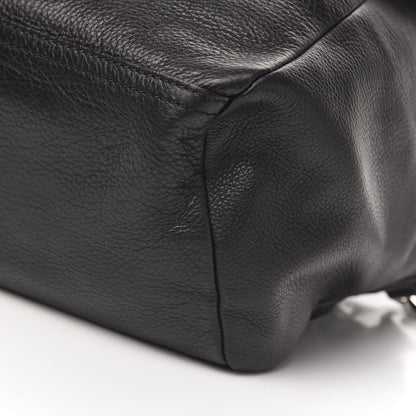 Givenchy Pebbled Calfskin Medium Pyramid Stud Pandora Black 9 of 10