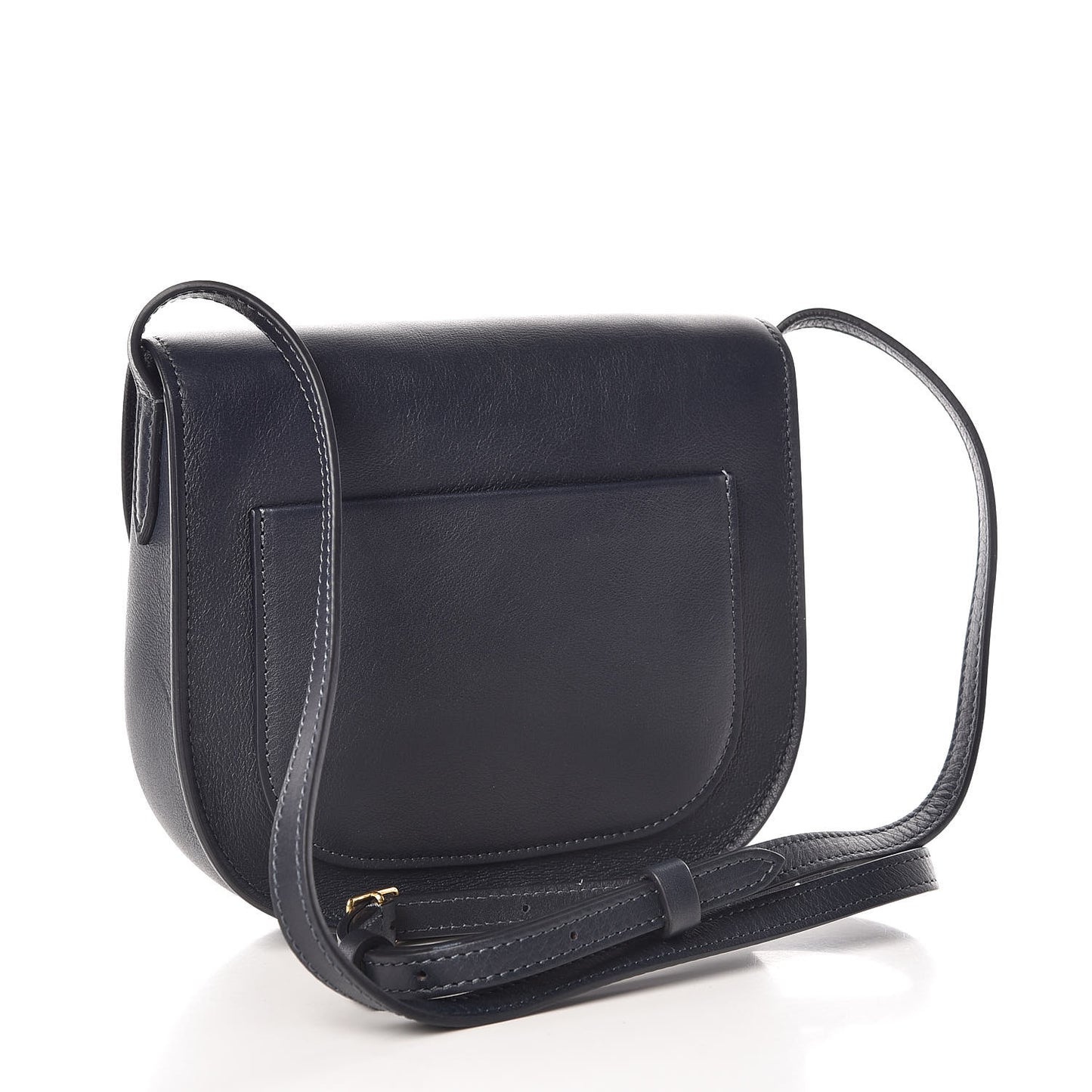 Smooth Calfskin Small Trotteur Navy Blue