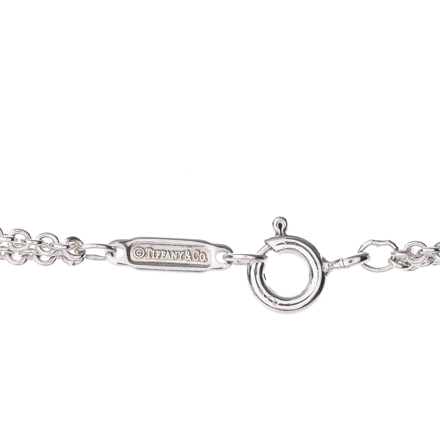 Tiffany Sterling Silver Infinity Pendant Necklace 5 of 6