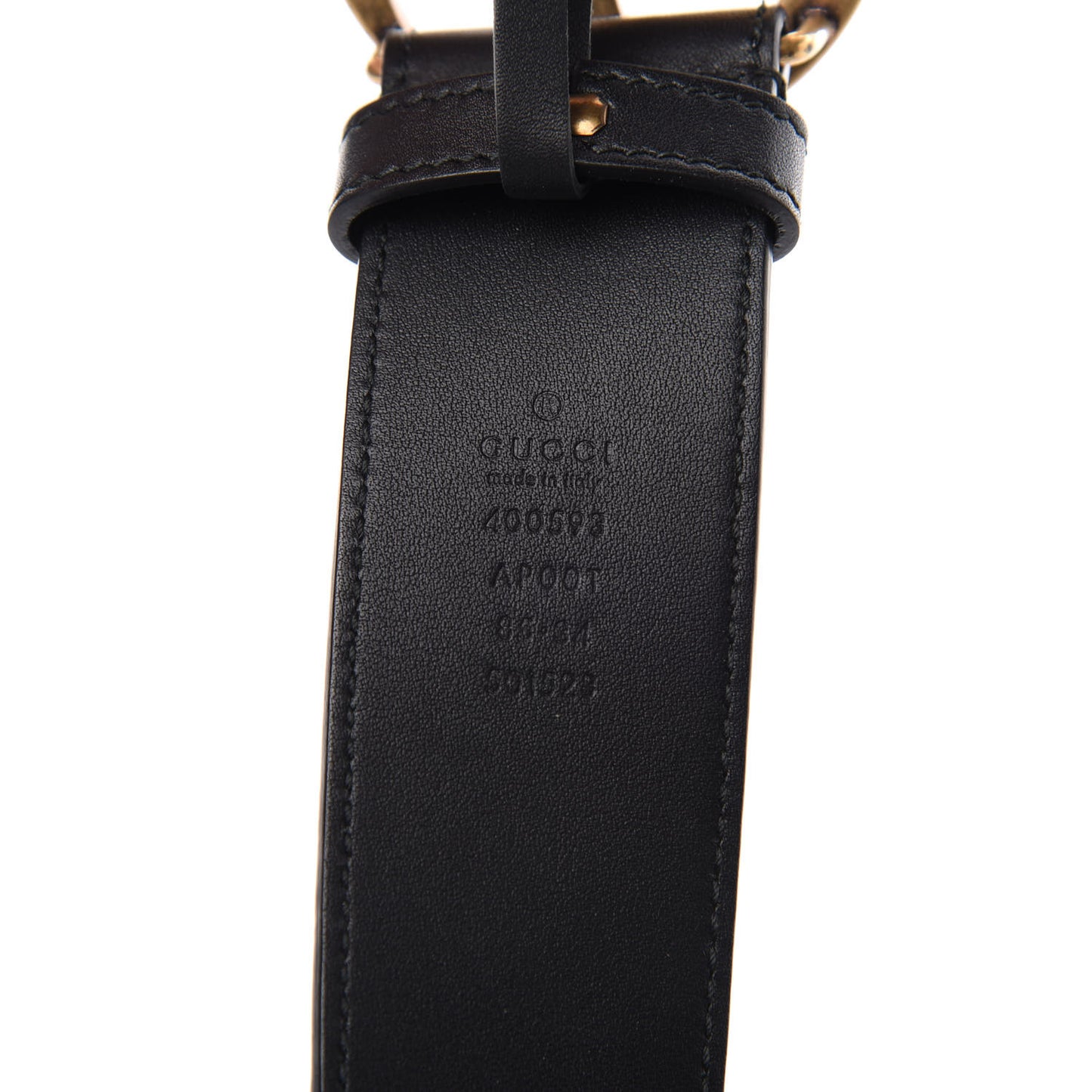 Calfskin Double G 40mm Belt 85 34 Black