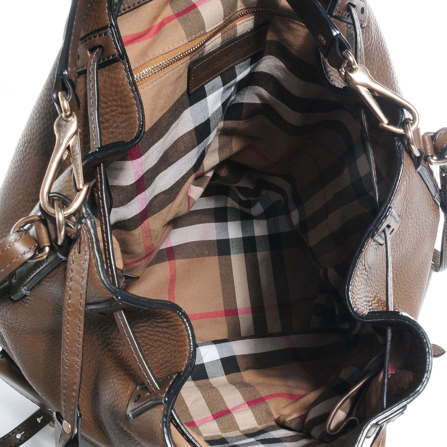 Burberry Grainy Calfskin Large Hobo 5 of 9