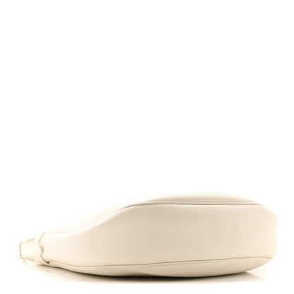 Celine Supple Calfskin Cuir Triomphe Heloise Shoulder Bag White 4 of 15
