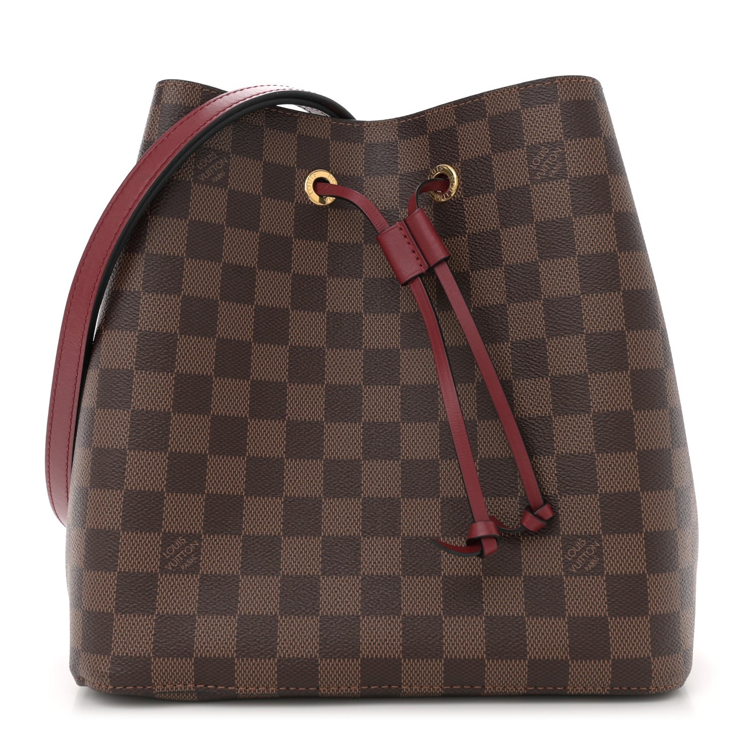 Damier Ebene Neonoe MM Cherry Berry