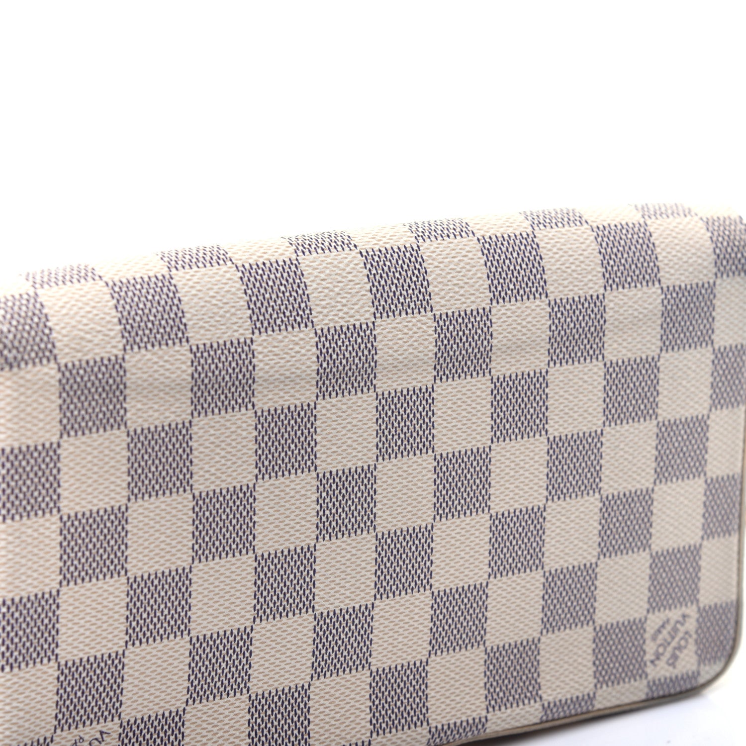 Louis Vuitton Damier Azur Pochette Felicie Chain Wallet Rose Ballerine 14 of 19