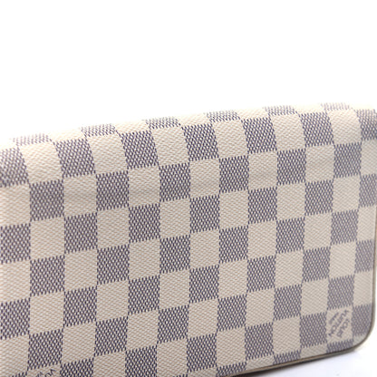 Louis Vuitton Damier Azur Pochette Felicie Chain Wallet Rose Ballerine 14 of 19