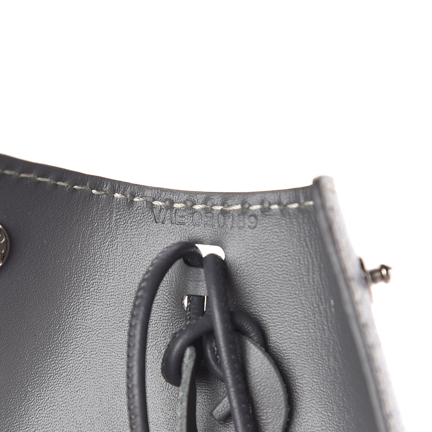 Goyardine Chambellan Bag Charm Grey