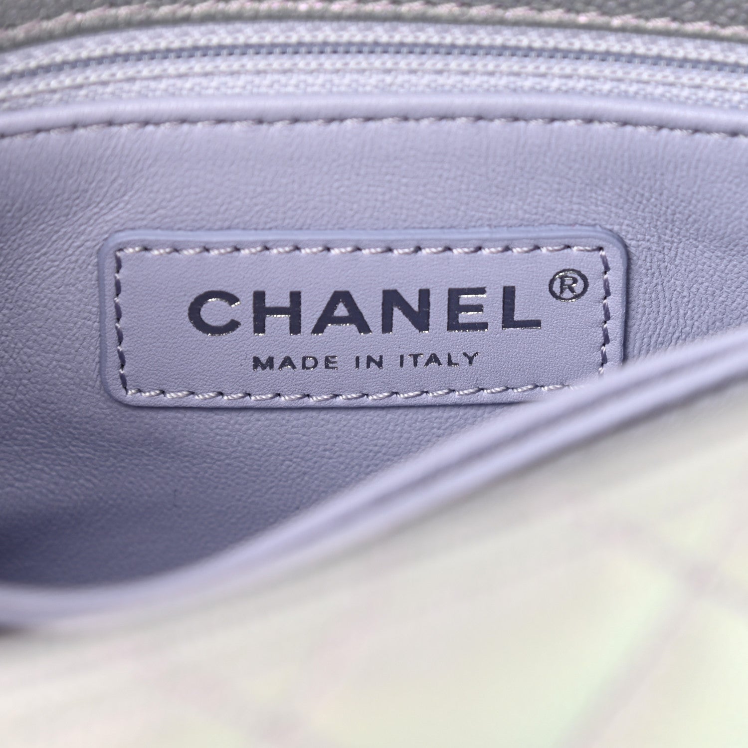 Chanel Iridescent Caviar Quilted Extra Mini Coco Handle Flap Purple 5 of 6