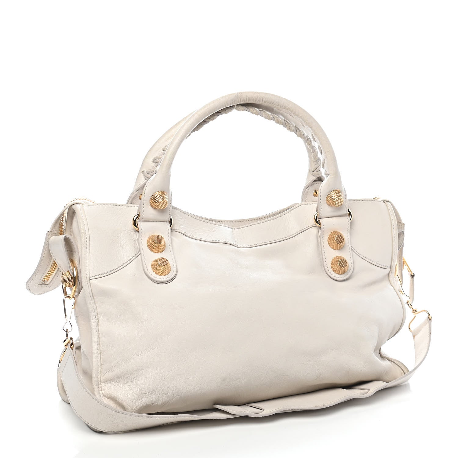 Balenciaga Agneau Giant 21 Gold Hardware City White Light 3 of 9