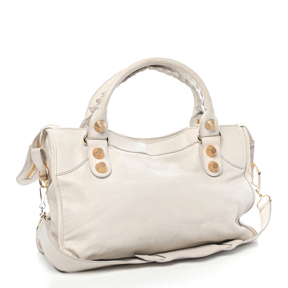 Balenciaga Agneau Giant 21 Gold Hardware City White Light 3 of 9